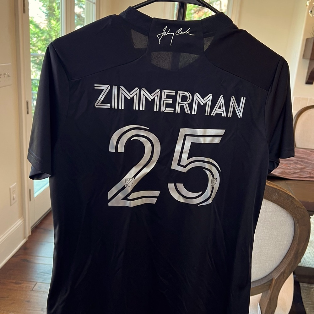Nashville SC women’s adidas 2023 man in black jersey